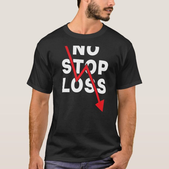 Börsenkrach: Kein Stopp beim Handel mit Bearish Da T-Shirt (Vorderseite)