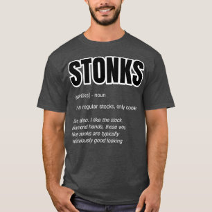 Börsenkurs - Börsenticker Spaß Stonks T-Shirt