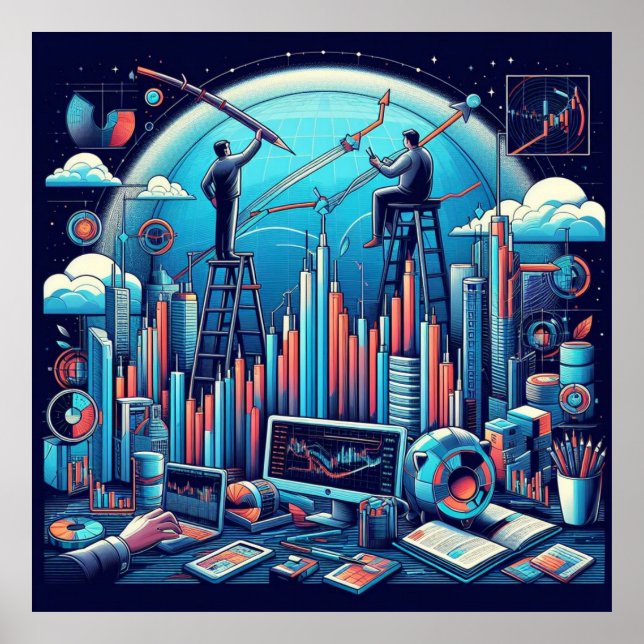 Börsenplakat Poster (Vorne)