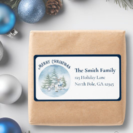 Bortered Woodland Tiere Weihnachten