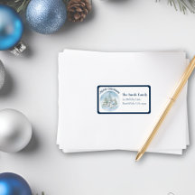 Bortered Woodland Tiere Weihnachten