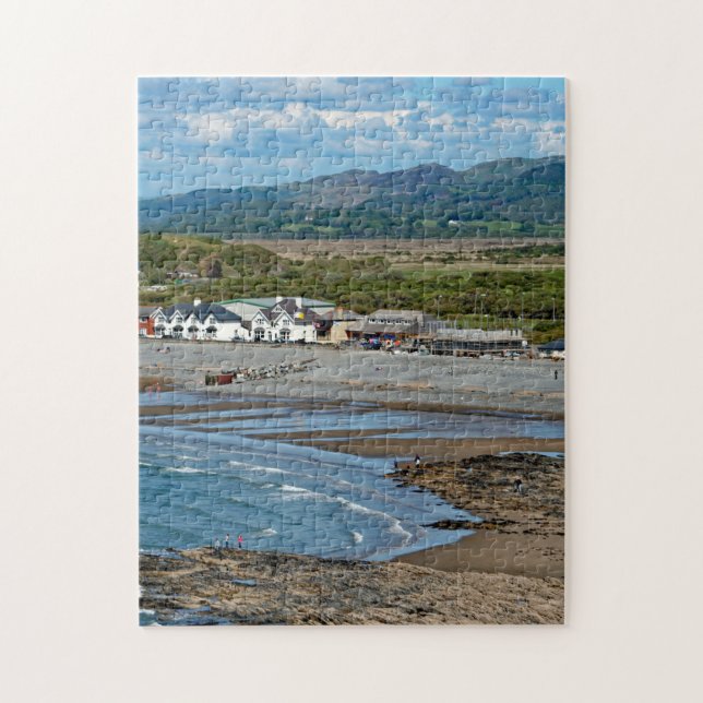 Borth Coastline Jigsaw Puzzle (Vertikal)