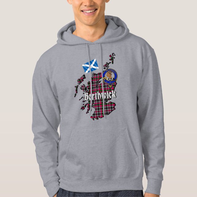 Borthwick Clan Abzeichen Hoodie (Vorderseite)