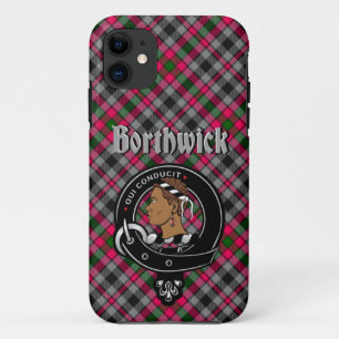 Borthwick Clan Abzeichen & Tartan Phone Case