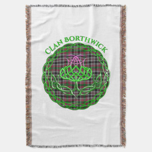Borthwick Scottish Tartan Celtic Thistle Decke