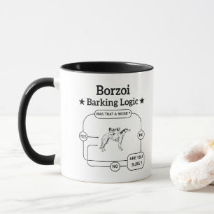 Borzoi Belltogik Lustiger Hundebesitzer Sarkastisc Tasse