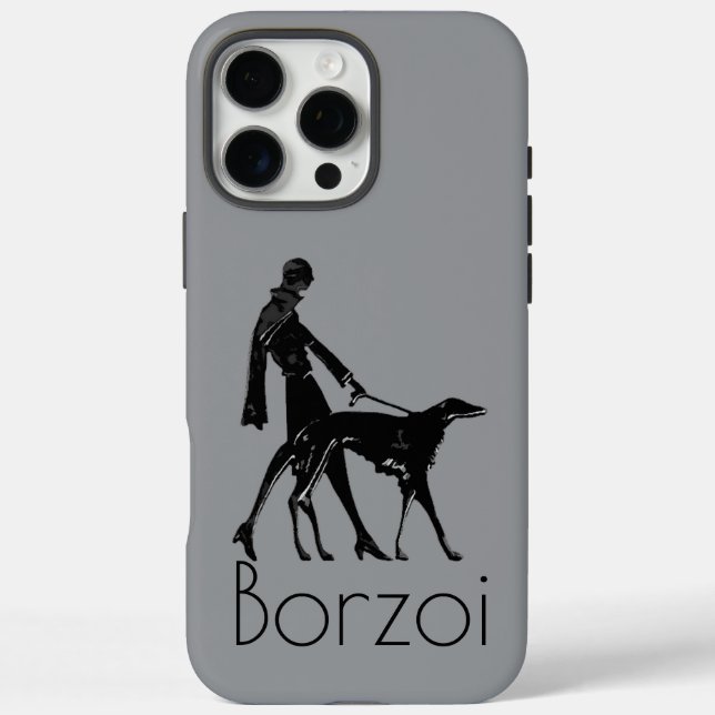 Borzoi Case-Mate iPhone Hülle (Rückseite)