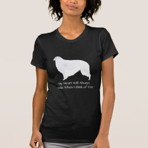 Borzoi Denken Sie an Ihr Design T-Shirt