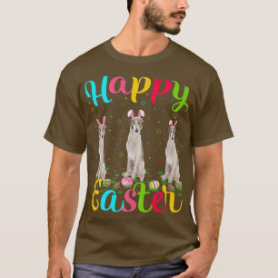 Borzoi Dog Lover Ostern Egg Bunny Borzoi Hap T-Shirt