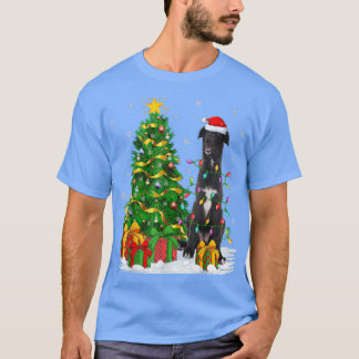 Borzoi Dog Lover Xmas Tree Santa Borzoi Weihnachte T-Shirt