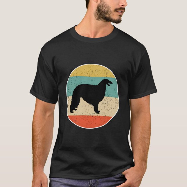 Borzoi Dog T-Shirt (Vorderseite)