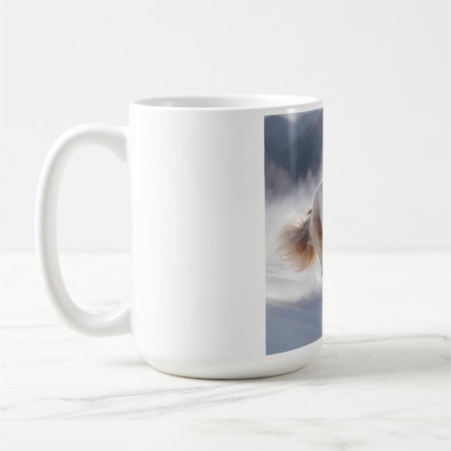 Borzoi Elegant Breed Coffee Tasse (Links)