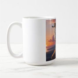 Borzoi Elegant Breed Coffee Tasse