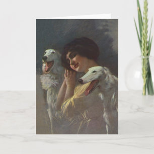 Borzoi-Freund-Karte Karte