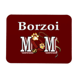 Borzoi Hund MAMA Magnet
