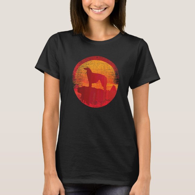 Borzoi-Hunderasse  3 T-Shirt (Vorderseite)