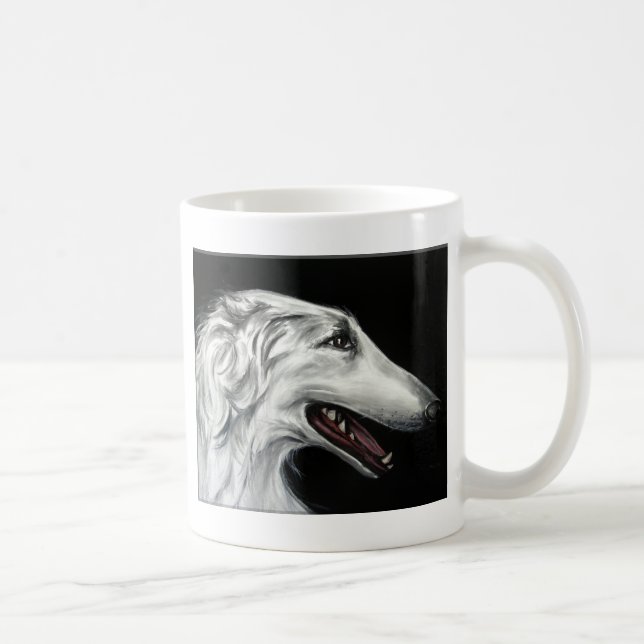 Borzoi Kaffeetasse (Rechts)