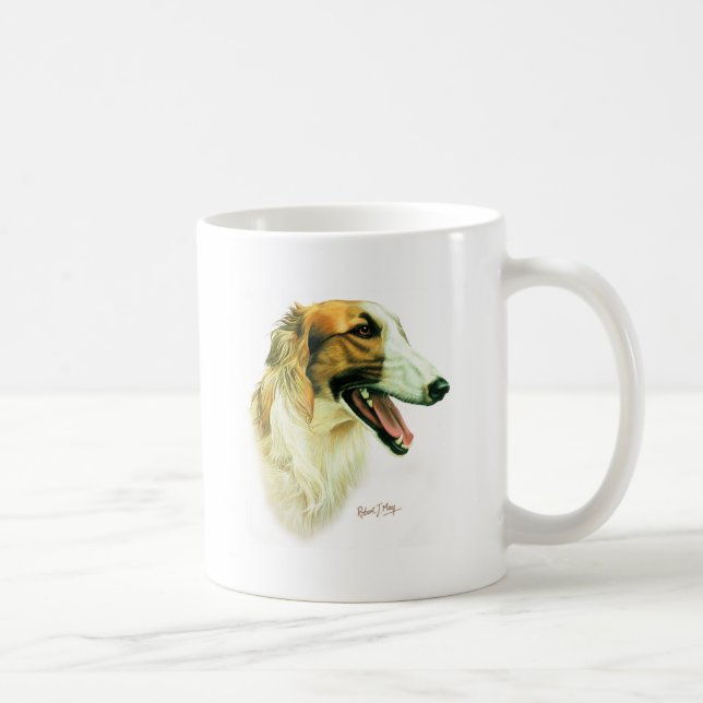 Borzoi Kaffeetasse (Rechts)