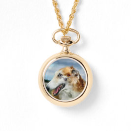 Borzoi Kunstgeschenke Armbanduhr