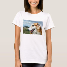 Borzoi Kunstgeschenke T-Shirt