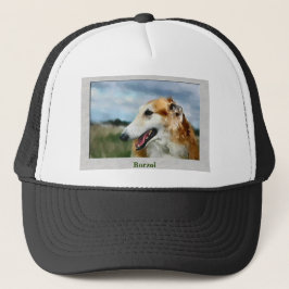 Borzoi Kunstgeschenke Truckerkappe