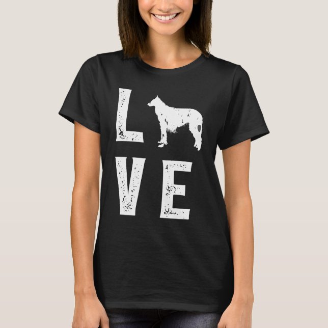 Borzoi Love  1 T-Shirt (Vorderseite)