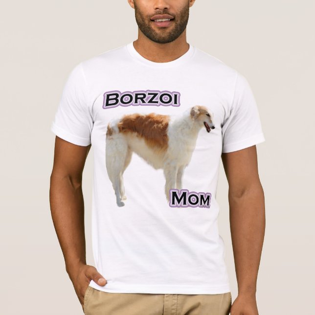Borzoi-Mama 4 T-Shirt (Vorderseite)