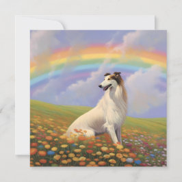Borzoi Rainbow Bridge Individuelle Name Dog Memori