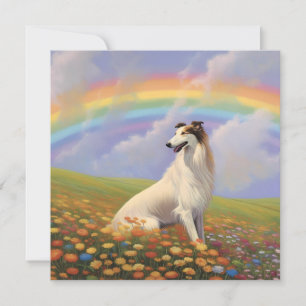 Borzoi Rainbow Bridge Individuelle Name Dog Memori