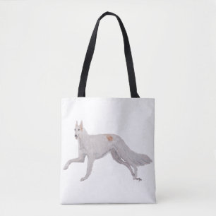 Borzoi Russian Wolfhound Dog Art Tote Tasche