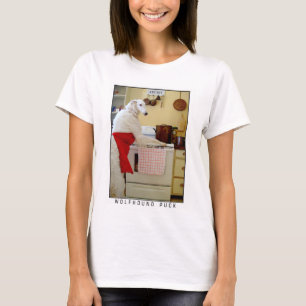 Borzoi Russischer Windhund "Windhund Puck" Hund T-Shirt
