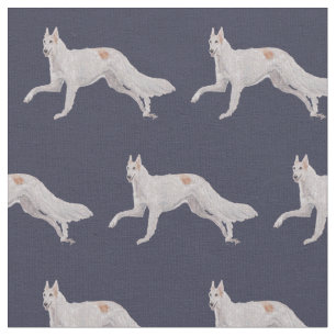 Borzoi Russischer Wolfhound Hund Kunstwerk Stoff