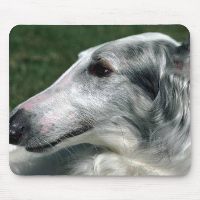 Borzoi, russischer Wolfhound Mousepad (Vorne)