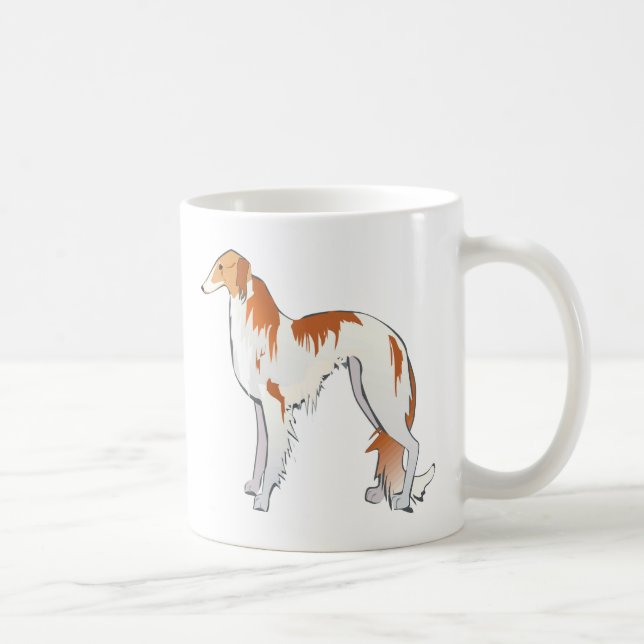 Borzoi Tasse (Rechts)