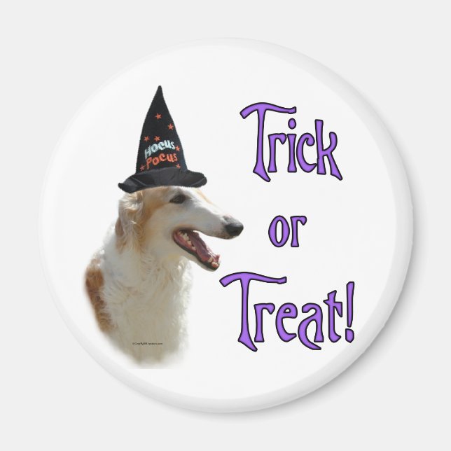 Borzoi Trick Magnet (Vorne)