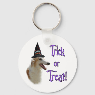 Borzoi Trick Schlüsselanhänger