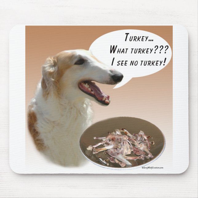 Borzoi Türkei Mousepad (Vorne)