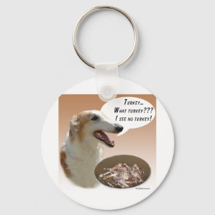 Borzoi Türkei Schlüsselanhänger