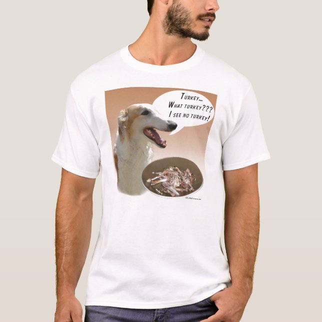 Borzoi Türkei T-Shirt (Vorderseite)
