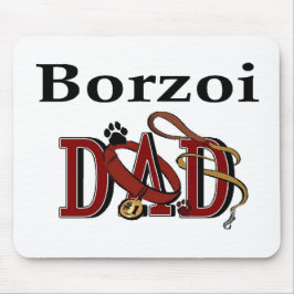 Borzoi Vater Geschenke Mousepad