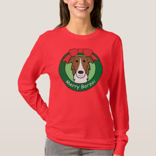 Borzoi-Weihnachten T-Shirt