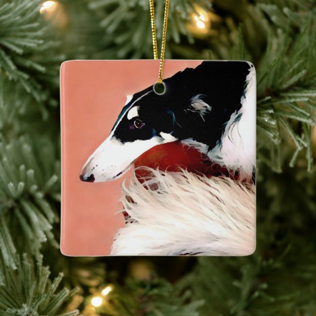 Borzoi Weihnachtsschmuck (Baum)
