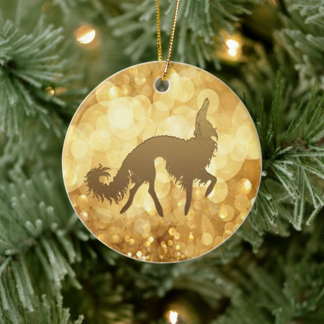 Borzoi Weihnachtsschmuck (Baum)