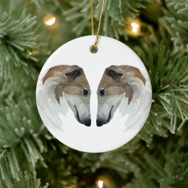 Borzoi Weihnachtsschmuck (Baum)