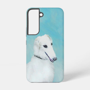 Borzoi (weiß) Malerei - Niedliche Original Hunde K Samsung Galaxy Hülle