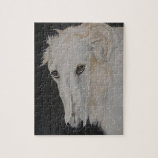 Borzoirussische Wolfhound-Hundekunst Puzz; e Puzzle