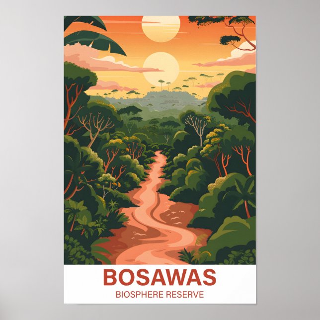 Bosawas Biosphere Reserve Nicaragua Travel Poster (Vorne)