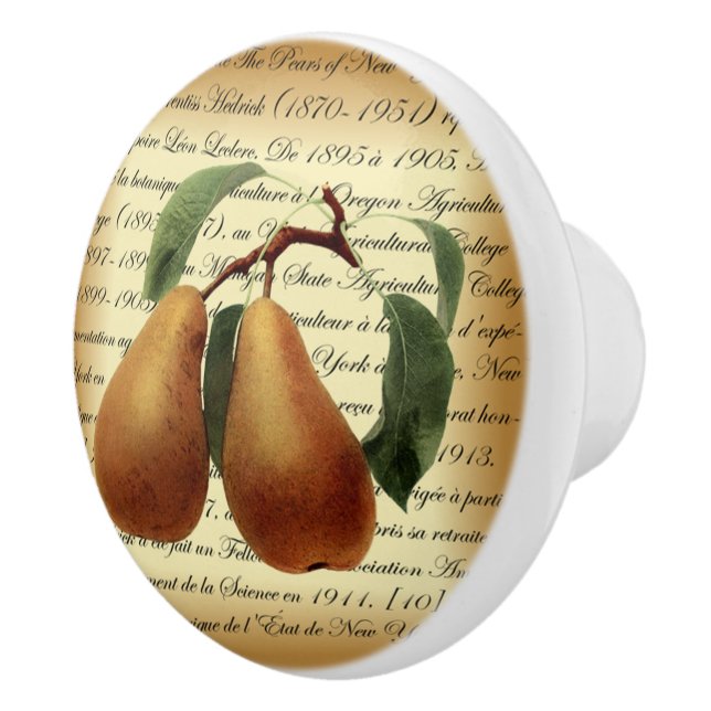 Bosc Pears~Léon Leclerc~Ulysses Prentis Hedrick~ Keramikknauf (Rechts)