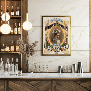 Boschee's German Sirup and Green's August Blume Poster