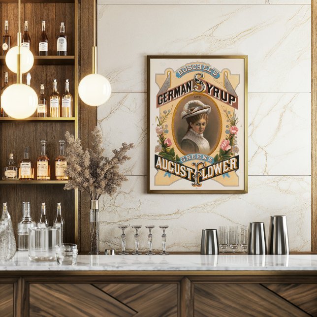 Boschee's German Sirup and Green's August Blume Poster (Von Creator hochgeladen)